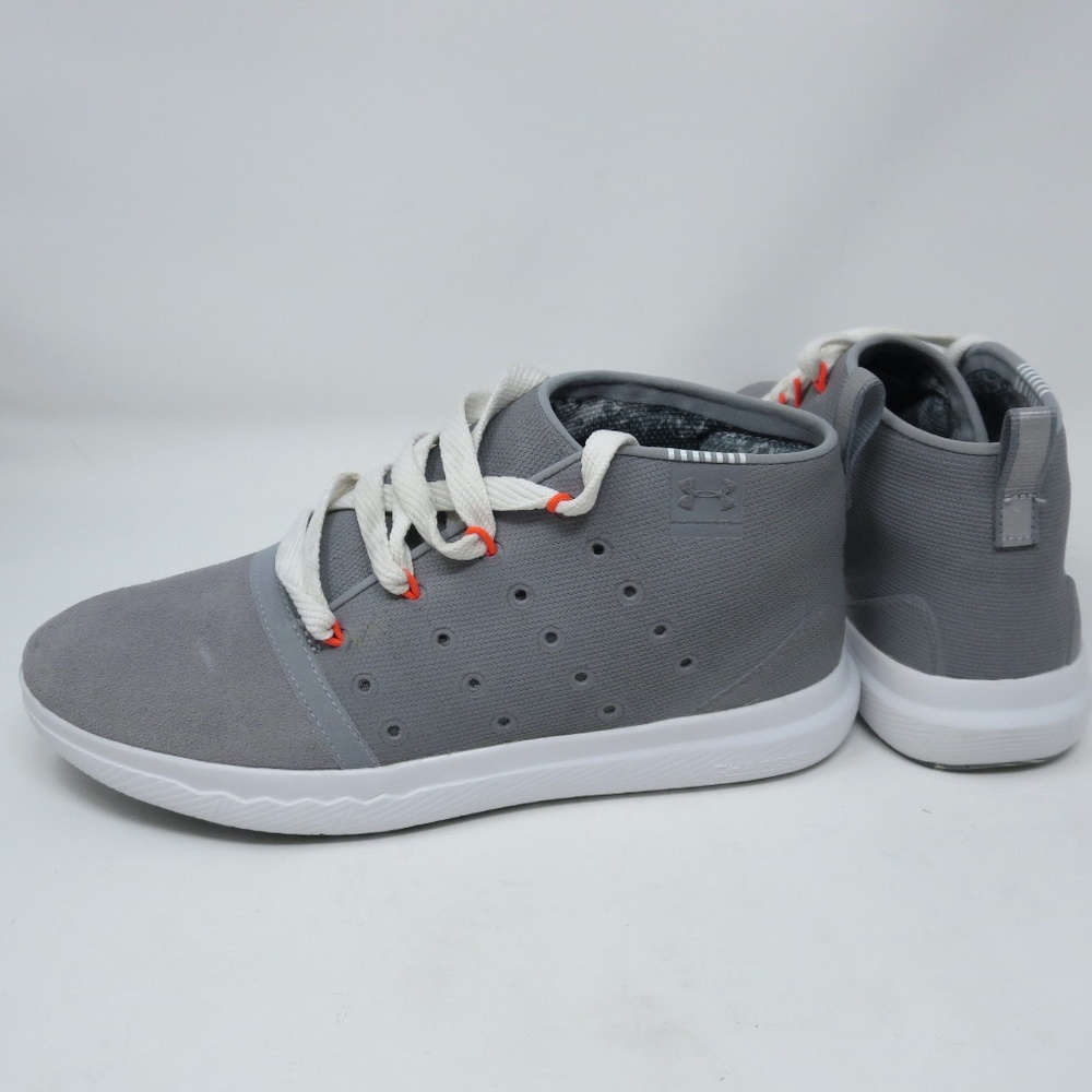 Under Armour Charged 24/7 Mid Womens Size 8.5 Shoes Gray White